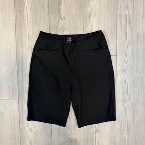 Tail White‎ Label Women's Size 6 Golf Shorts Black Pull On Stretch 11" Inseam